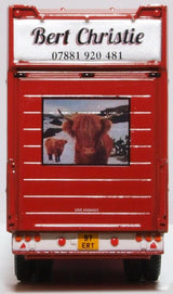 Oxford Diecast 76DXF005 DAF XF Euro 6 Houghton Parkhouse Livestock Transporter Bert Christie - 1:76 Scale - Phillips Hobbies