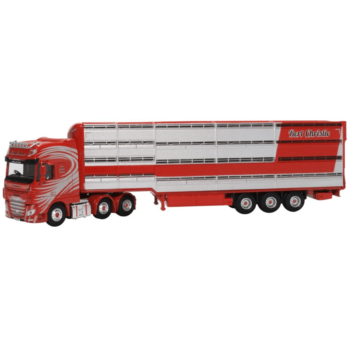 Oxford Diecast 76DXF005 DAF XF Euro 6 Houghton Parkhouse Livestock Transporter Bert Christie - 1:76 Scale - Phillips Hobbies