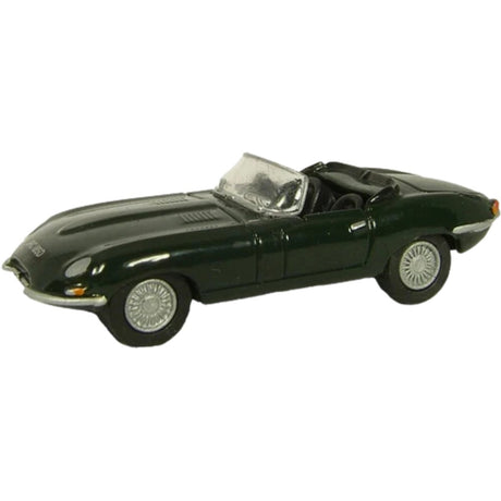 Oxford Diecast 76ETYP001 Jaguar E Type Racing Green - Phillips Hobbies