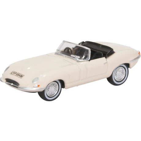 Oxford Diecast 76ETYP013 E Type Jaguar White - Phillips Hobbies