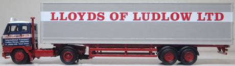 Oxford Diecast 76F88003 Volvo F88 40ft Box Trailer Lloyds Of Ludlow - 1:76 Scale - Phillips Hobbies