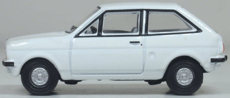 Oxford Diecast 76FF008 Ford Fiesta Mk1 Diamond White - 1:76 Scale - Phillips Hobbies