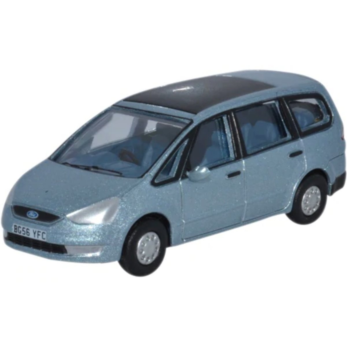 Oxford Diecast 76FG001 Ford Galaxy Ice Blue - Phillips Hobbies