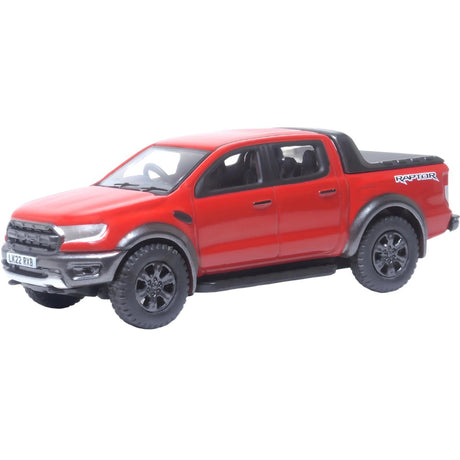Oxford Diecast 76FR002 Ford Ranger Raptor Race Red - Phillips Hobbies