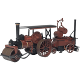 Oxford Diecast 76FSR007 Fowler Steam Roller & Coleman Flapper Covenanter/Ayr County Council - 1:76 Scale - Phillips Hobbies