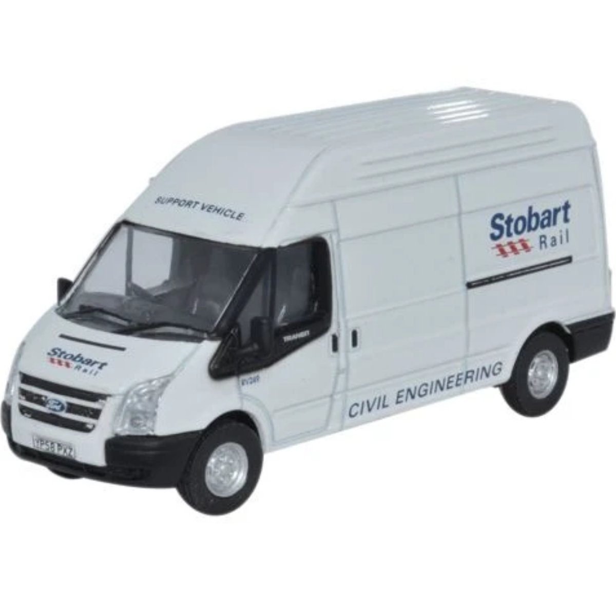 Oxford Diecast 76FT010 Ford Transit LWB High Roof Stobart - Phillips Hobbies