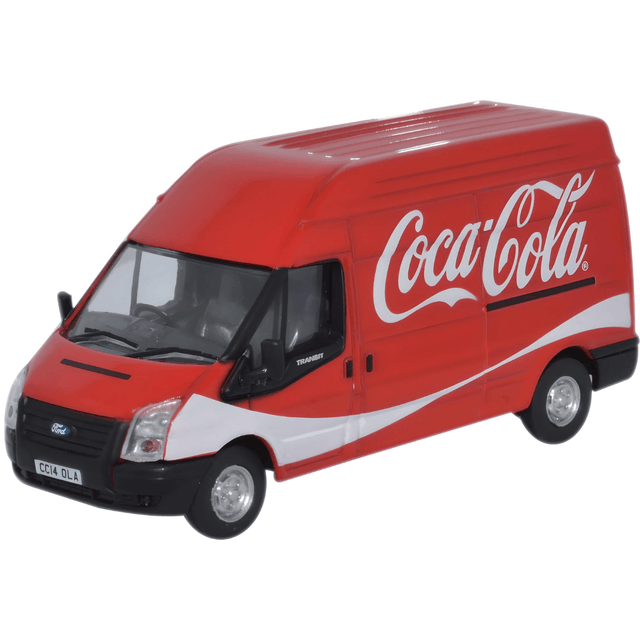 Oxford Diecast 76FT014CC Ford Transit 2006 LWB High Roof Coke - 1:76 Scale - Phillips Hobbies