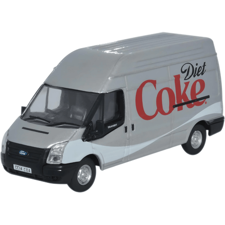 Oxford Diecast 76FT019CC Ford Transit 2006 LWB High Roof Diet Coke - 1:76 Scale - Phillips Hobbies