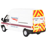 Oxford Diecast 76FT022 Ford Transit Network Rail Response Unit - 1:76 Scale Model - Phillips Hobbies