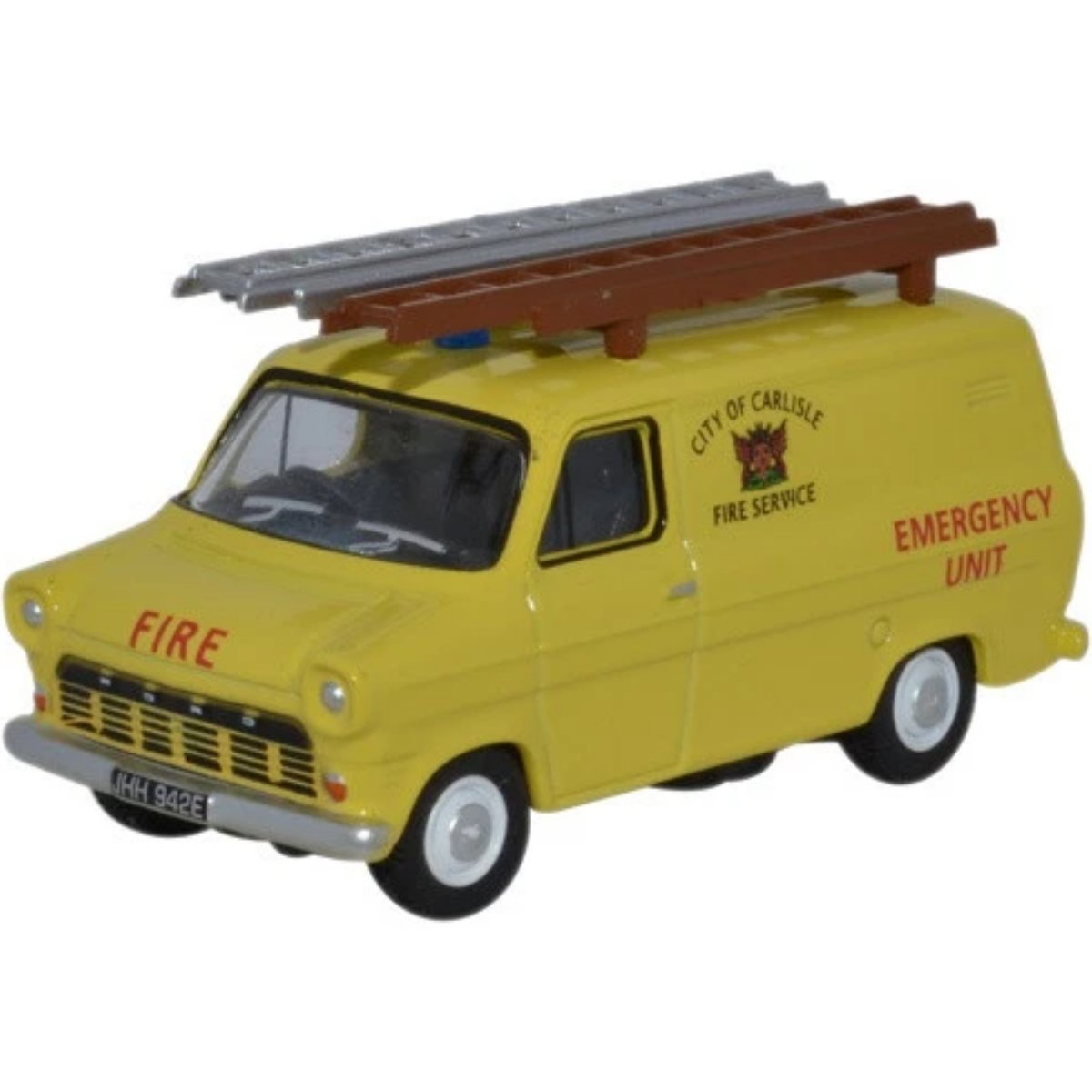 Oxford Diecast 76FT1004 Ford Transit Mk1 City of Carlisle Fire Service - Phillips Hobbies