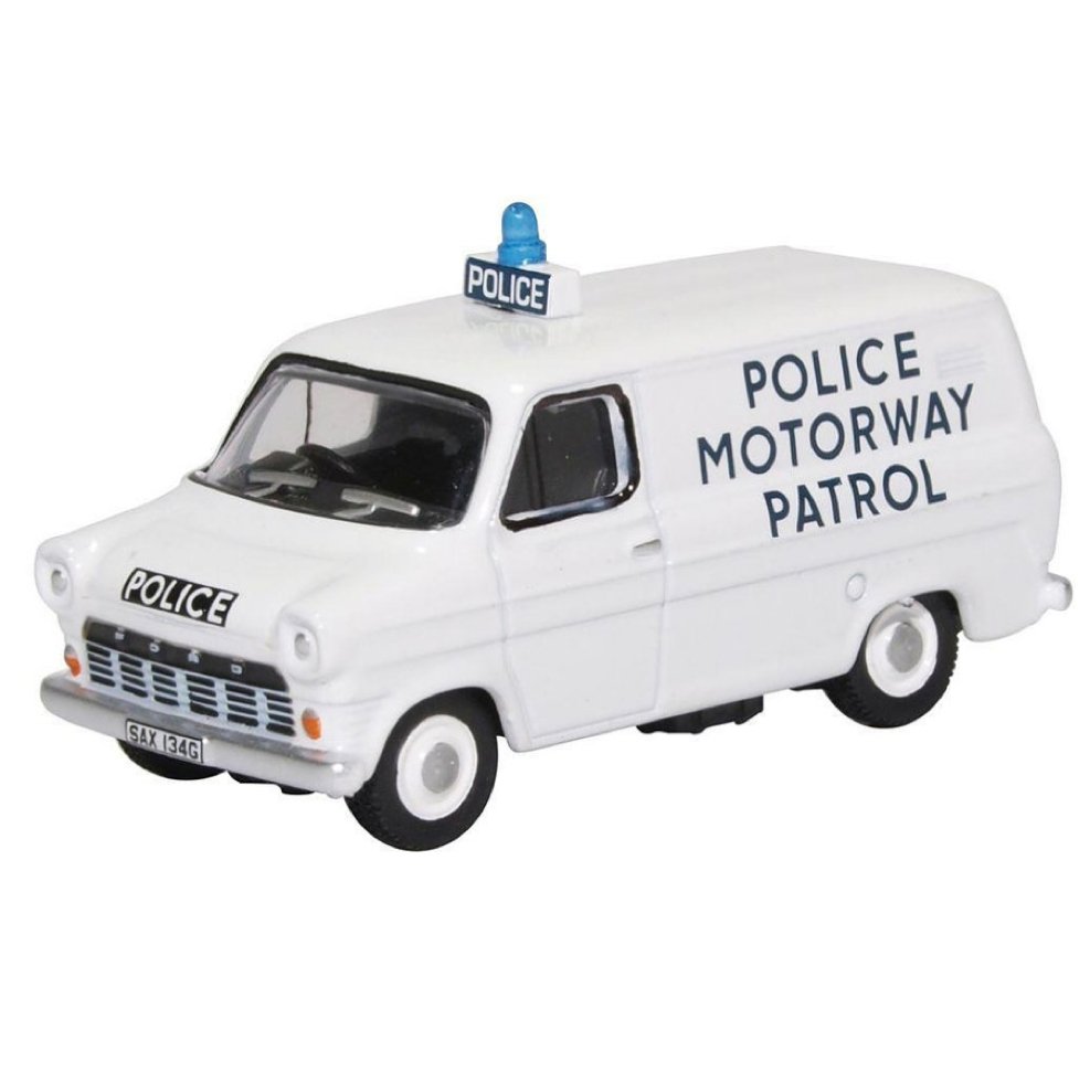 Oxford Diecast 76FT1007 Ford Transit KK1 Police Motorway Patrol Gwent - Phillips Hobbies