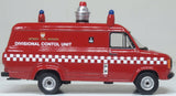 Oxford Diecast 76FT2003 Ford Transit Mk2 London Fire Brigade DCU - 1:76 Scale - Phillips Hobbies