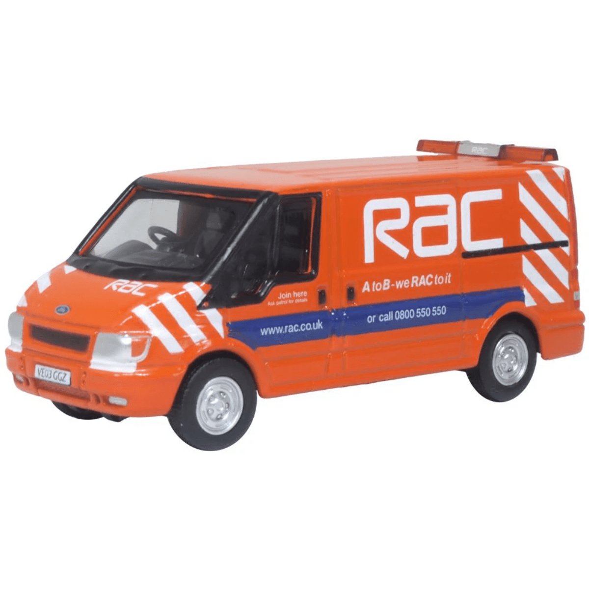 Oxford Diecast 76FT4003 Ford Transit Mk4 RAC - 1:76 Scale - Phillips Hobbies