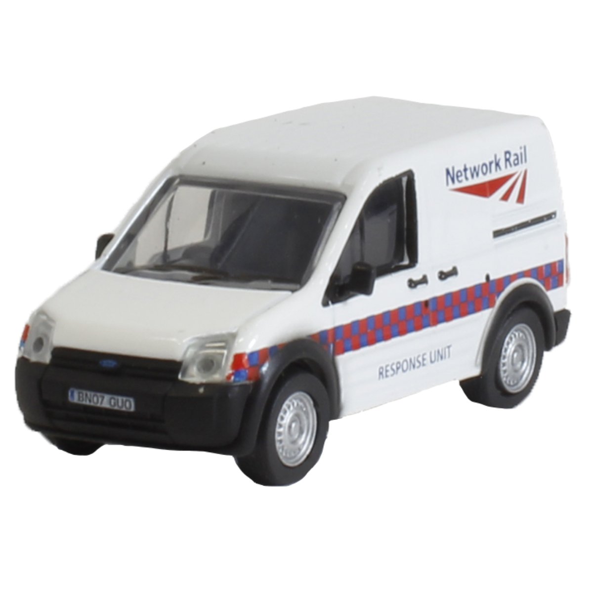 Oxford Diecast 76FTC002 Ford Transit Connect - Network Rail Response Unit - Phillips Hobbies