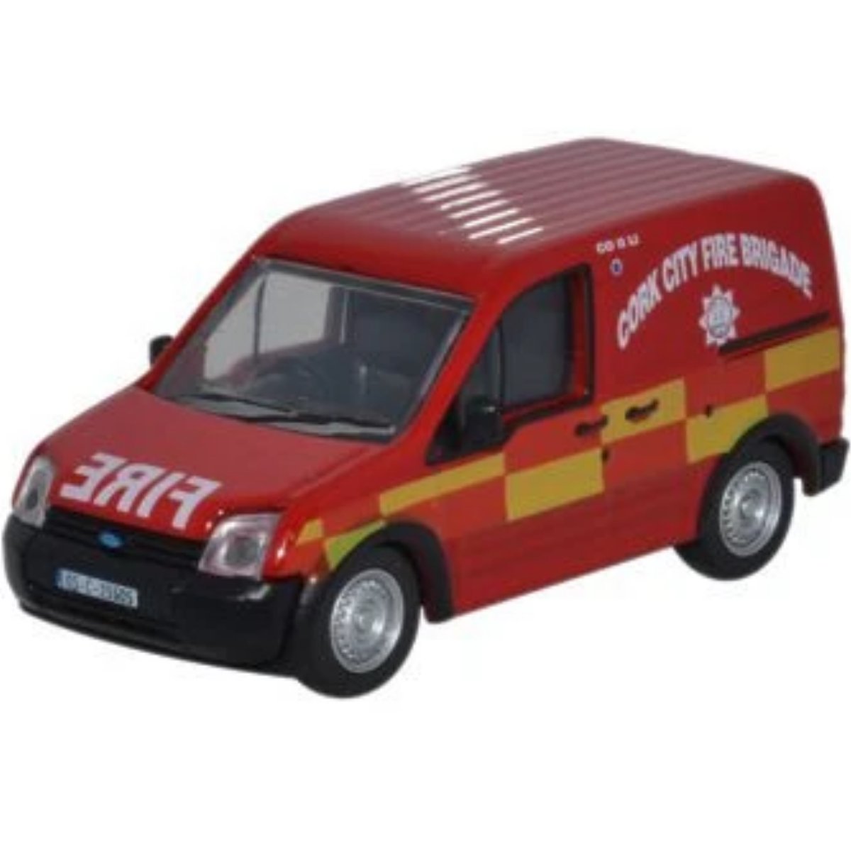 Oxford Diecast 76FTC003 Ford Transit Connect Cork City Fire Brigade - Phillips Hobbies