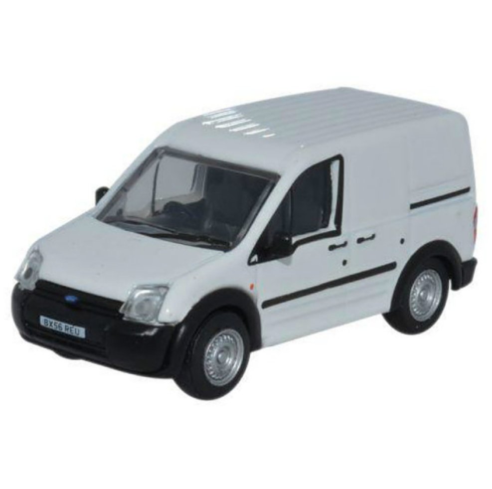 Oxford Diecast 76FTC005 Ford Transit Connect - White - Phillips Hobbies