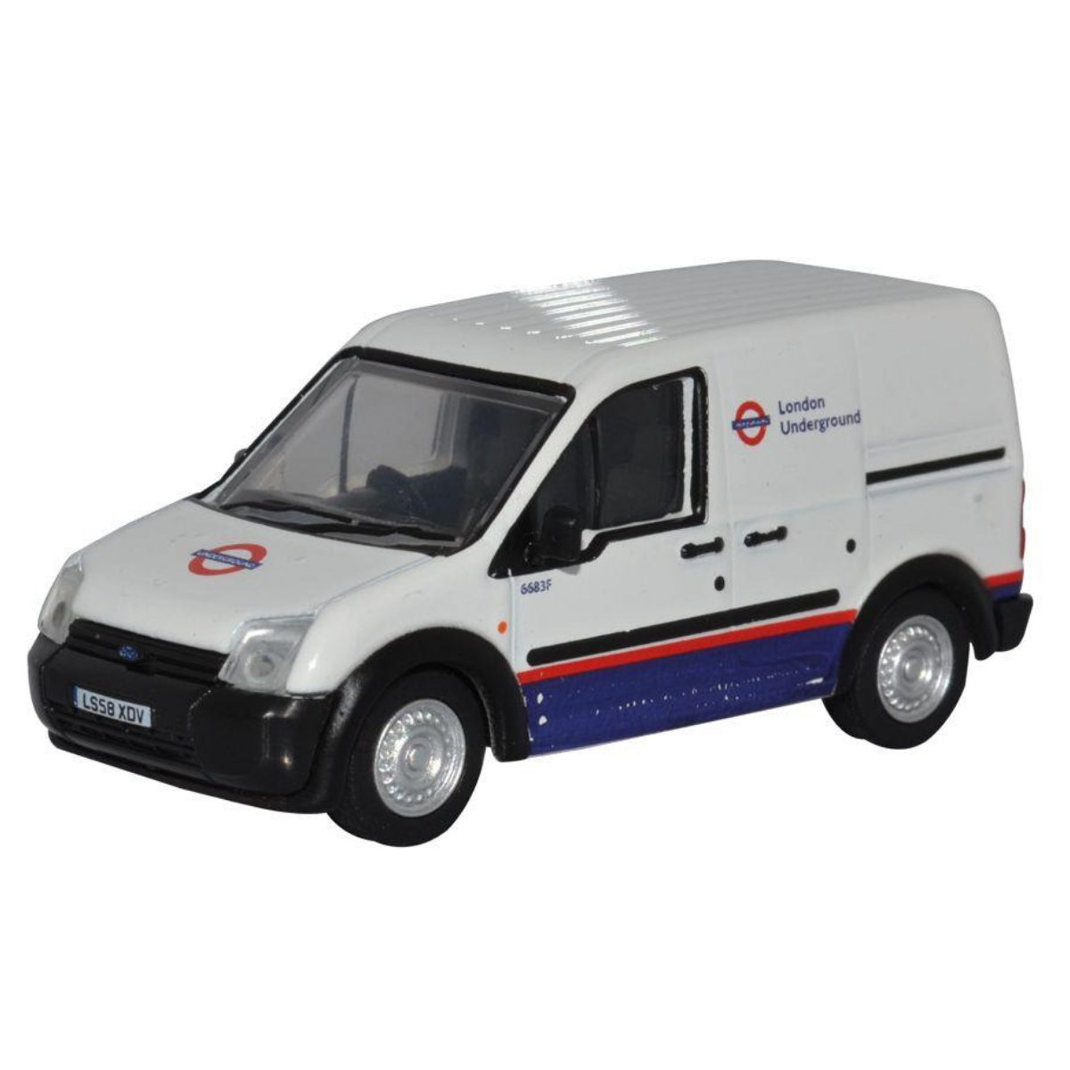 Oxford Diecast 76FTC011 Ford Transit Connect - London Underground - Phillips Hobbies