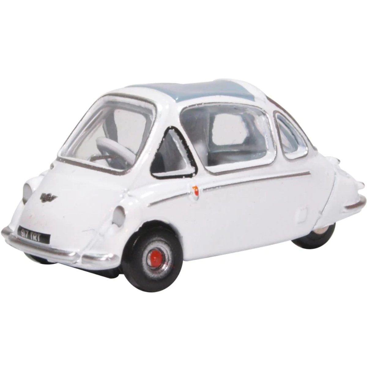 Oxford Diecast 76HE004 Heinkel Trojan Polar White - Phillips Hobbies