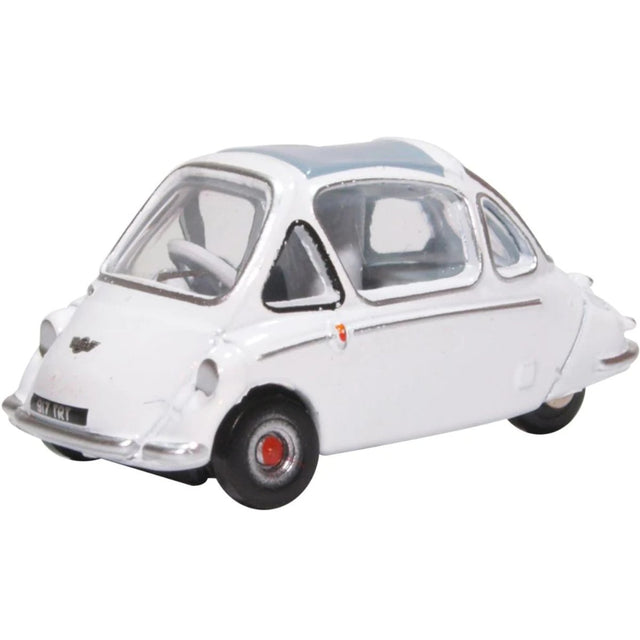 Oxford Diecast 76HE004 Heinkel Trojan Polar White - Phillips Hobbies