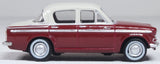 Oxford Diecast 76HM002 Hillman Minx MkIIIa Pippin Red/Pearl Grey - 1:76 Scale - Phillips Hobbies
