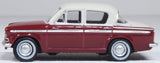 Oxford Diecast 76HM002 Hillman Minx MkIIIa Pippin Red/Pearl Grey - 1:76 Scale - Phillips Hobbies