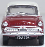 Oxford Diecast 76HM002 Hillman Minx MkIIIa Pippin Red/Pearl Grey - 1:76 Scale - Phillips Hobbies