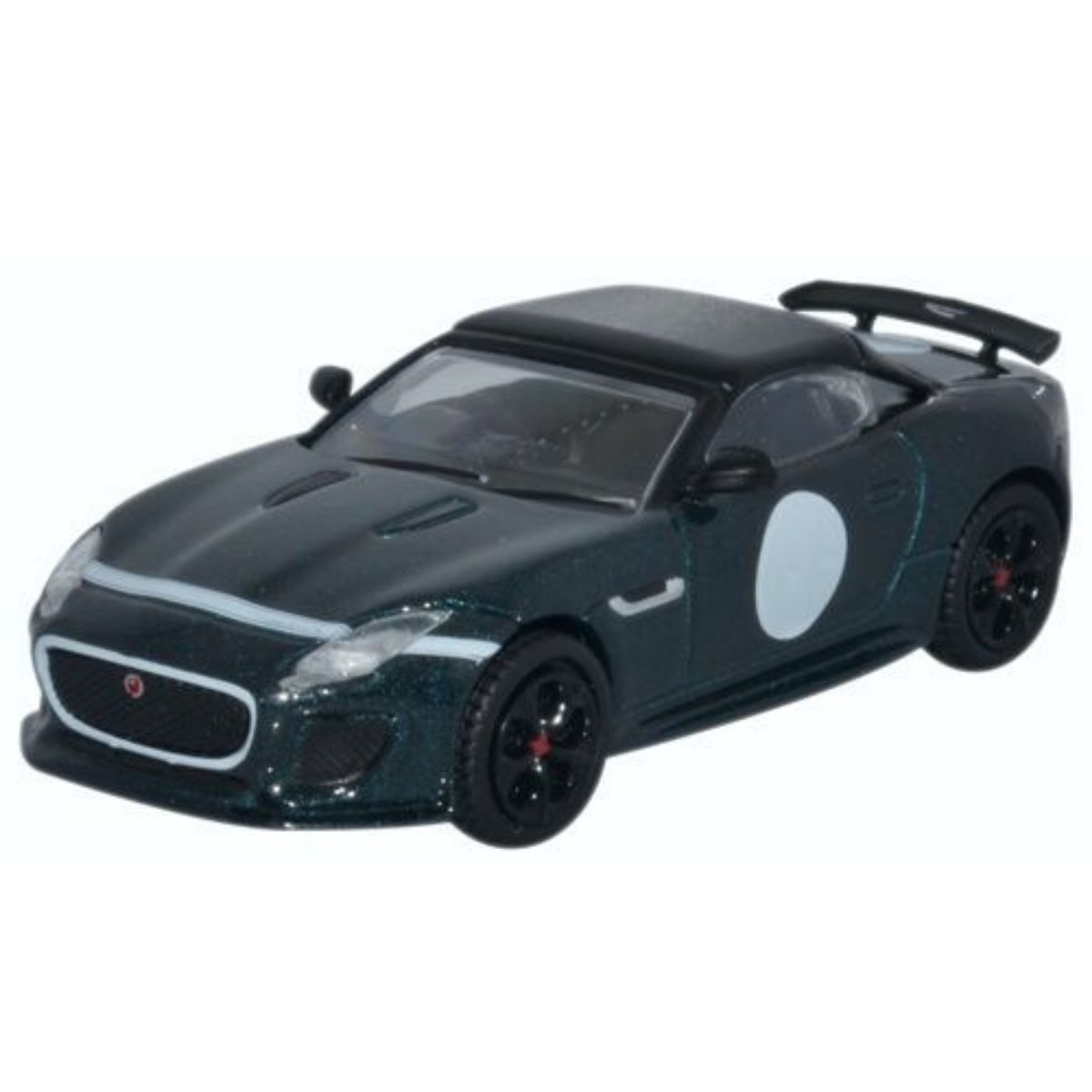 Oxford Diecast 76JFT001 Jaguar F-Type Project 7 British Racing Green - Phillips Hobbies