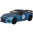 Oxford Diecast 76JFT002 Jaguar F Type Project 7 Ultra Blue - 1:76 Scale Model - Phillips Hobbies