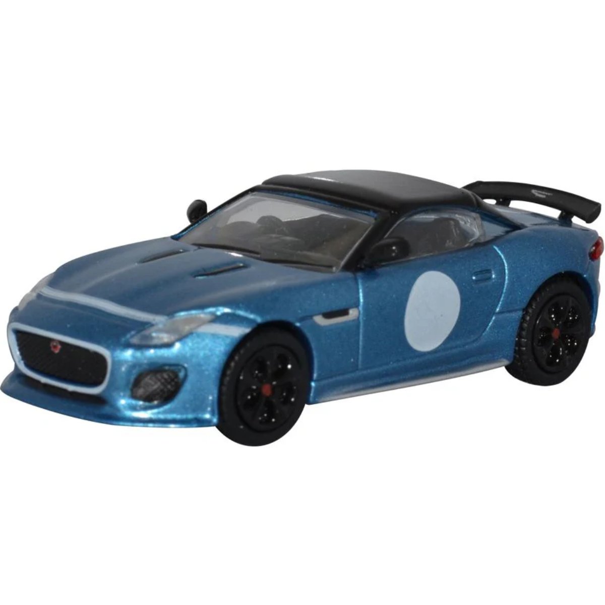 Oxford Diecast 76JFT002 Jaguar F Type Project 7 Ultra Blue - 1:76 Scale Model - Phillips Hobbies