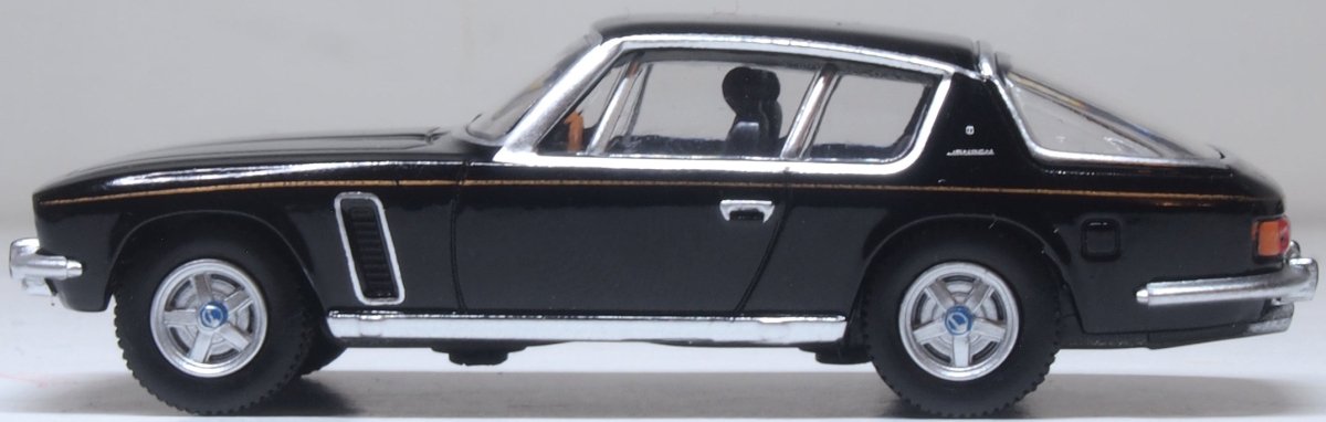Oxford Diecast 76JI010 Jensen Interceptor MkIII Black - 1:76 Scale - Phillips Hobbies