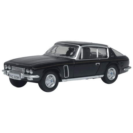 Oxford Diecast 76JI010 Jensen Interceptor MkIII Black - 1:76 Scale - Phillips Hobbies