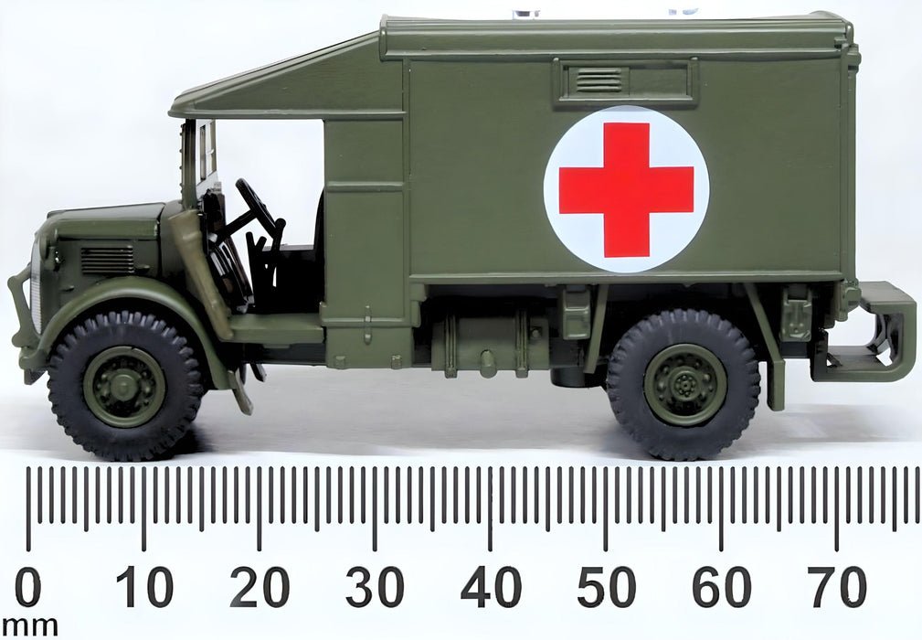Oxford Diecast 76K2002 Austin K2 Ambulance 51st Highland Division 1944 - 1:76 Scale - Phillips Hobbies