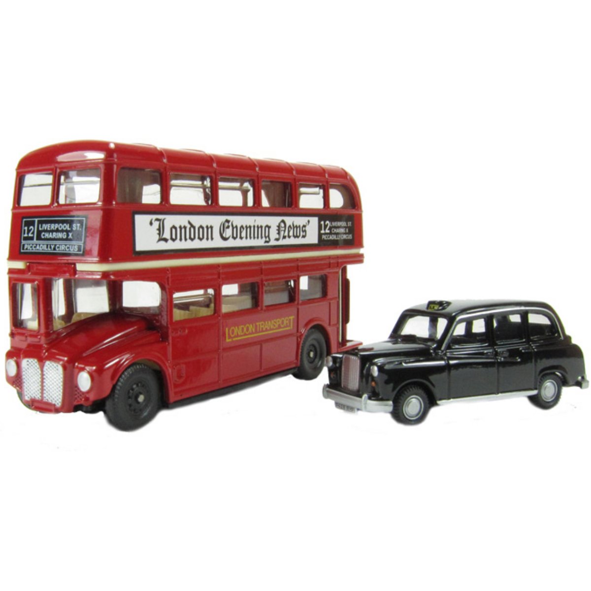 Oxford Diecast 76LD004 London Bus & Taxi Gift Set - Phillips Hobbies