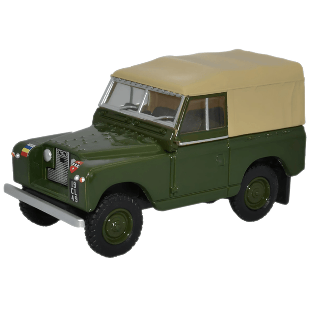 Oxford Diecast 76LR2S006 Land Rover Series II SWB Canvas REME - 1:76 Scale - Phillips Hobbies