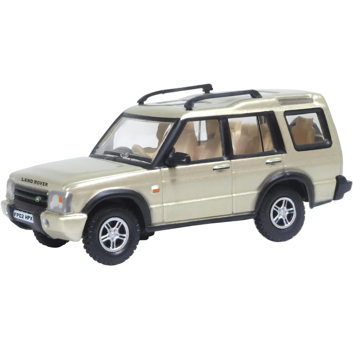 Oxford Diecast 76LRD2002 Land Rover Discovery 2 White Gold - Phillips Hobbies