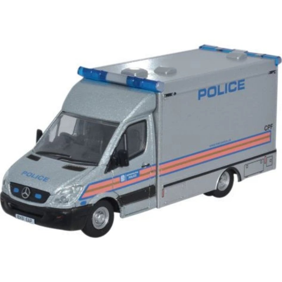 Oxford Diecast 76MA003 Mercedes Explosives Ordnance Disposal Police - Phillips Hobbies