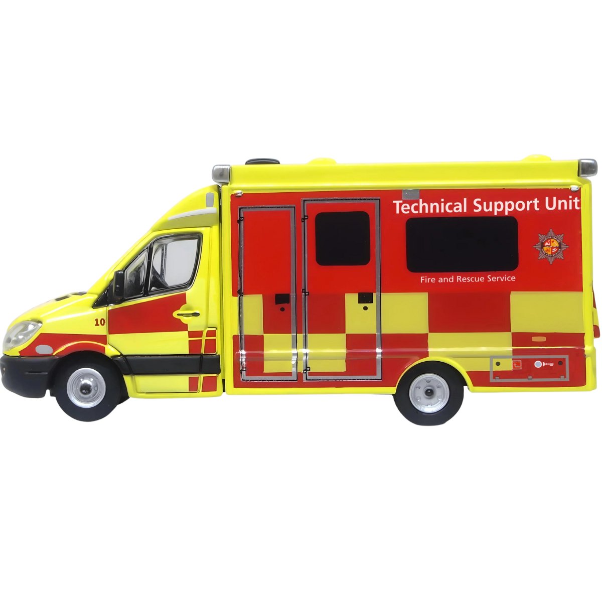 Oxford Diecast 76MA008 Mercedes Support Unit Bedfordshire Fire & Rescue Service - Phillips Hobbies