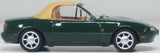 Oxford Diecast 76MAZ002 Mazda MX5 MK1 (Soft Top) British Racing Green - 1:76 Scale - Phillips Hobbies