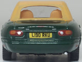 Oxford Diecast 76MAZ002 Mazda MX5 MK1 (Soft Top) British Racing Green - 1:76 Scale - Phillips Hobbies