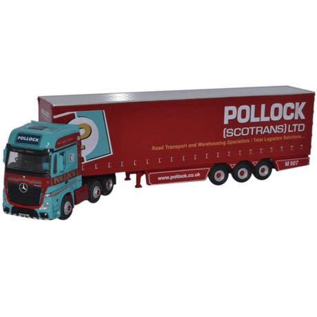 Oxford Diecast 76MB002 Mercedes MP4 GSC Actros - Pollock - 1:76 Scale Model - Phillips Hobbies
