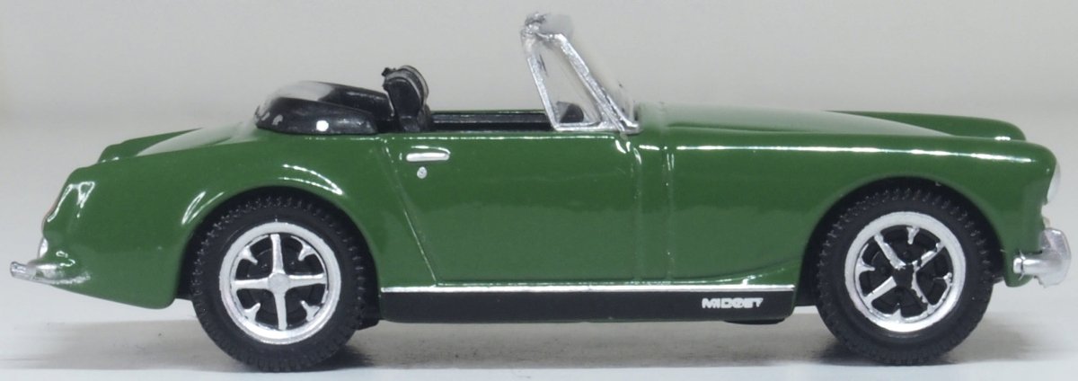Oxford Diecast 76MGM003 MG Midget MkIII British Racing Green - 1:76 Scale - Phillips Hobbies