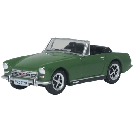 Oxford Diecast 76MGM003 MG Midget MkIII British Racing Green - 1:76 Scale - Phillips Hobbies