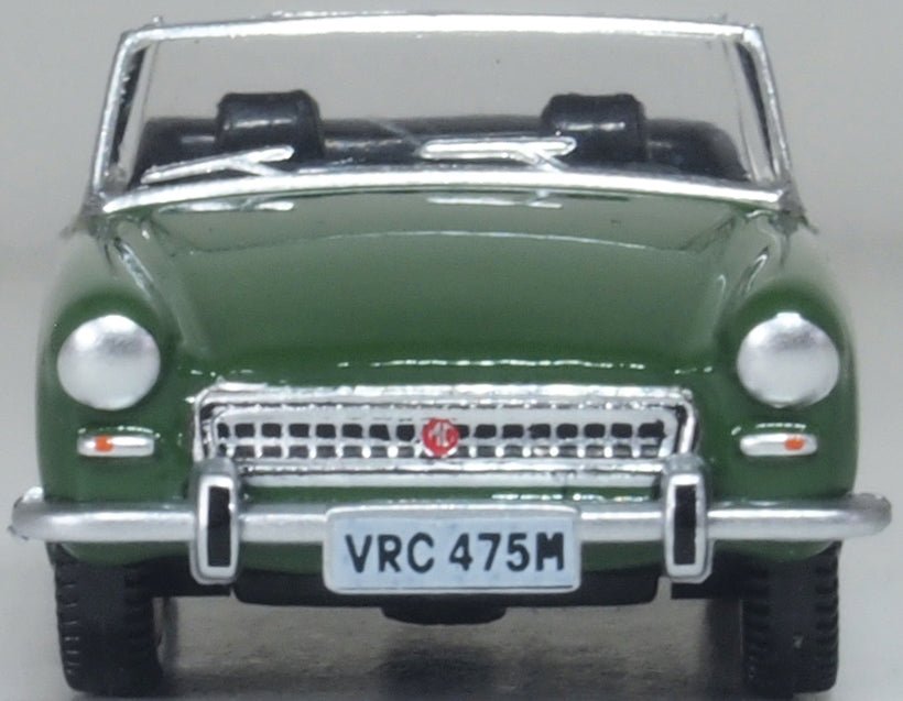 Oxford Diecast 76MGM003 MG Midget MkIII British Racing Green - 1:76 Scale - Phillips Hobbies