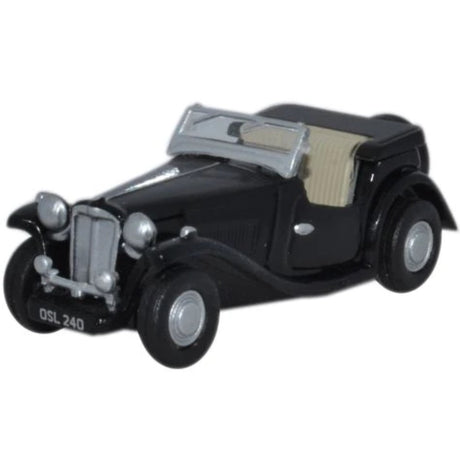 Oxford Diecast 76MGTC004 MGTC Black - Phillips Hobbies