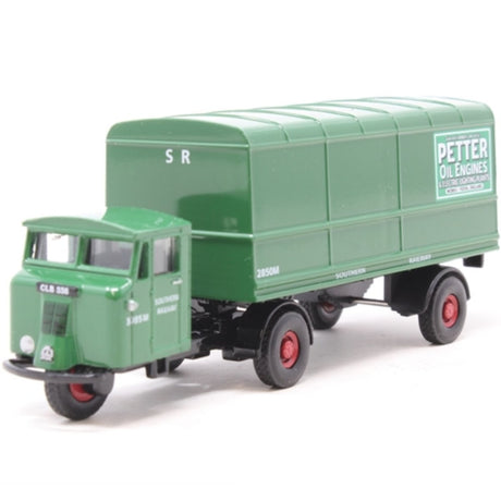 Oxford Diecast 76MH008 Southern Rail Mechanical Horse Box Van - Phillips Hobbies