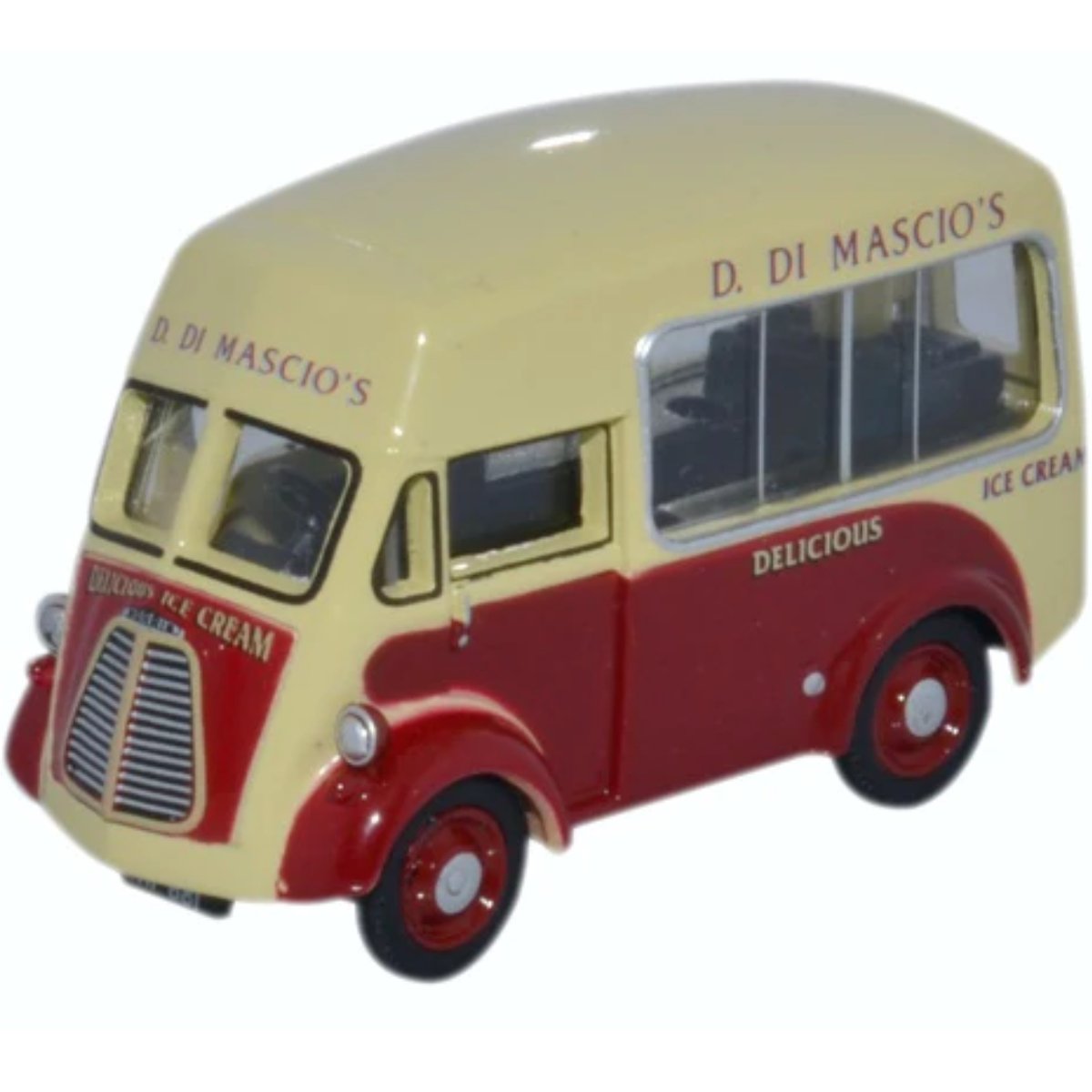 Oxford Diecast 76MJ011 Morris J Ice Cream Van Di Mascio's - Phillips Hobbies