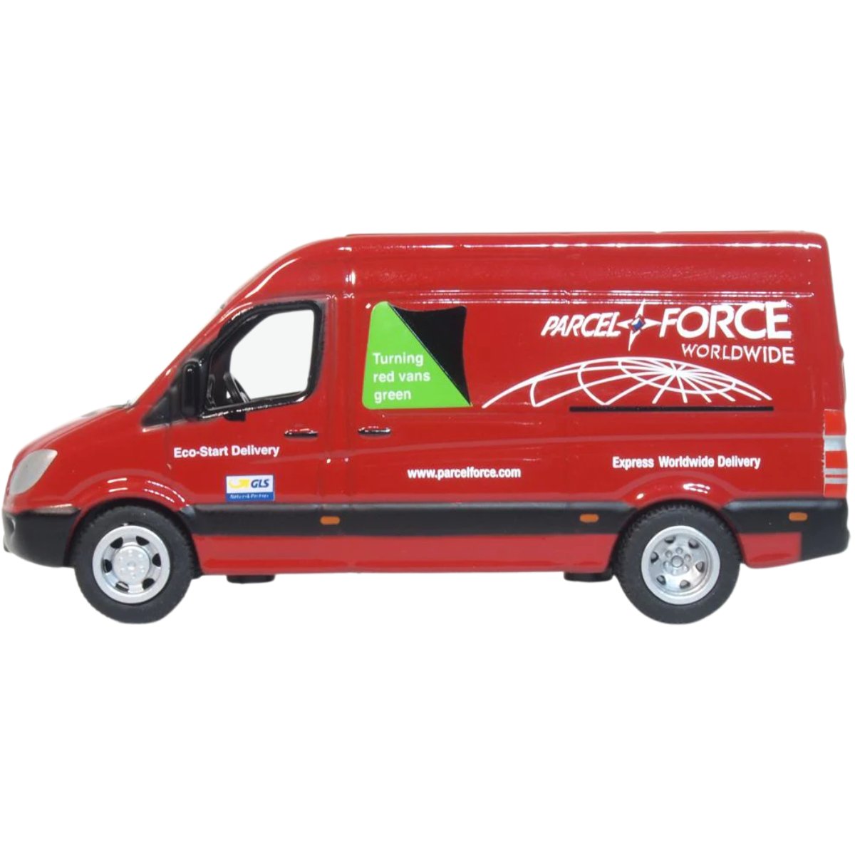 Oxford Diecast 76MSV005 Parcelforce Mercedes Sprinter - Phillips Hobbies