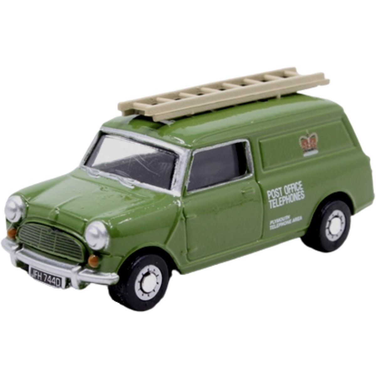 Oxford Diecast 76MV013 Post Office Mini Van With Ladder - Phillips Hobbies