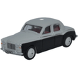 Oxford Diecast 76P4001 Rover P4 Smoke Grey/Black - 1:76 Scale Model - Phillips Hobbies