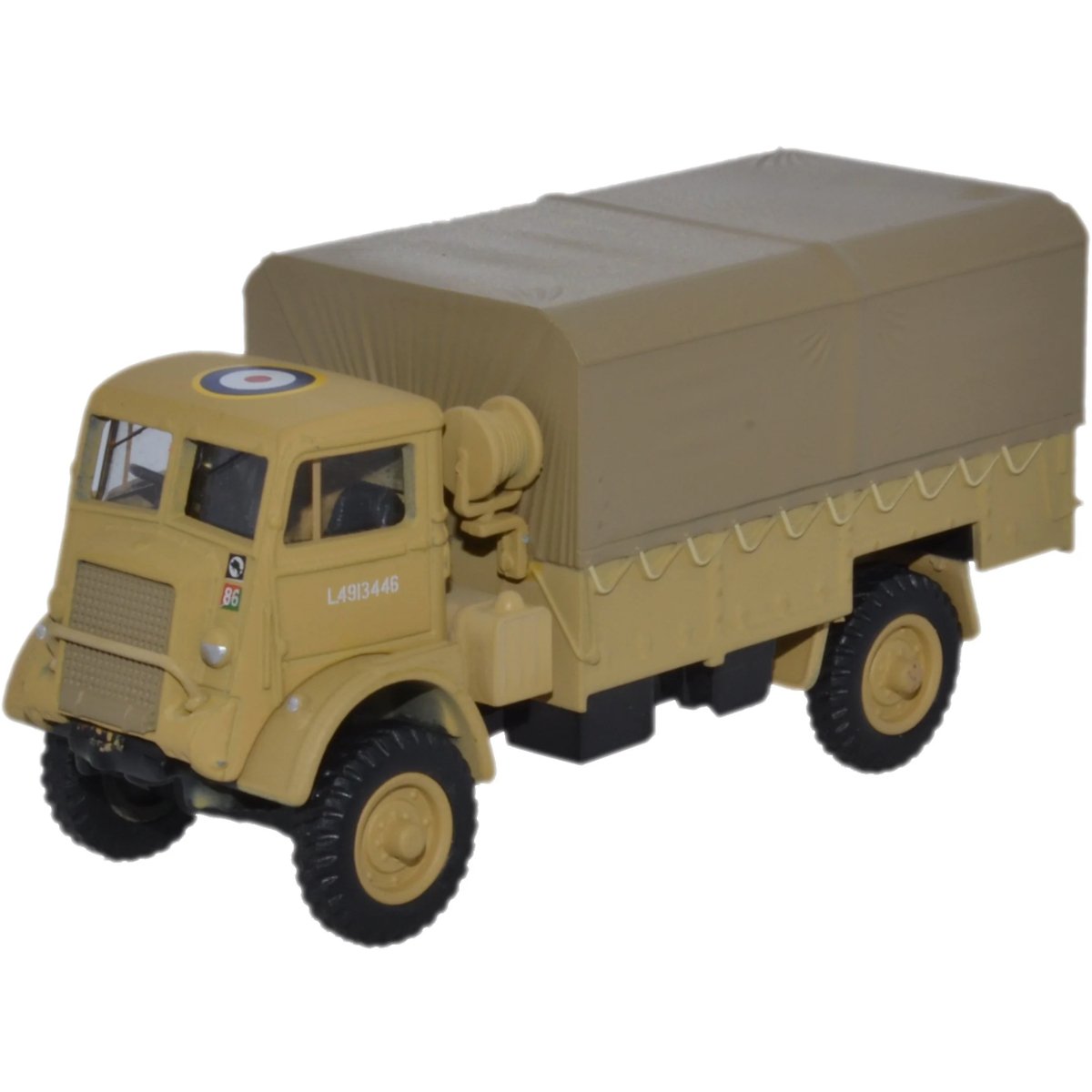 Oxford Diecast 76QLD004 Bedford QLD RASC, 30 Corps, 8th Army 1942/3 - Phillips Hobbies